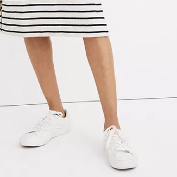 Madewell Sidewalk Low Top Sneakers in Leather - Picture 14 of 16